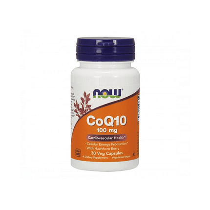 CoQ10 - 100mg, suplemento alimentar vegan e vegetariano