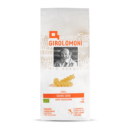 Massa Fusilli Sêmola Trigo Duro, biológica