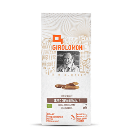 Massa Penne Integral Sêmola Trigo Duro, biológica