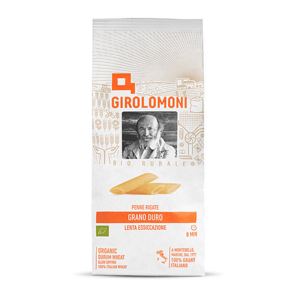 Massa Penne Sêmola Trigo Duro, biológico