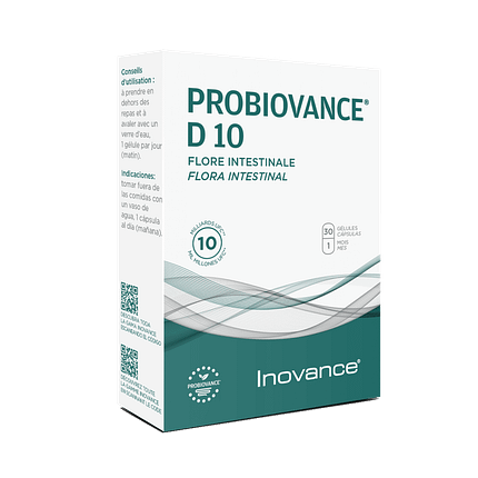 Probiovance D 10, suplemento alimentar para o sistema digestivo