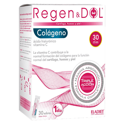 Regen & Dol Colágeno, suplemento alimentar sem glúten e sem lactose