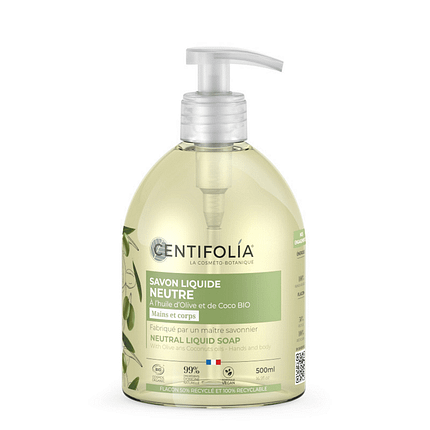 Sabão Líquido Neutro Azeite, com ingredientes biológicos