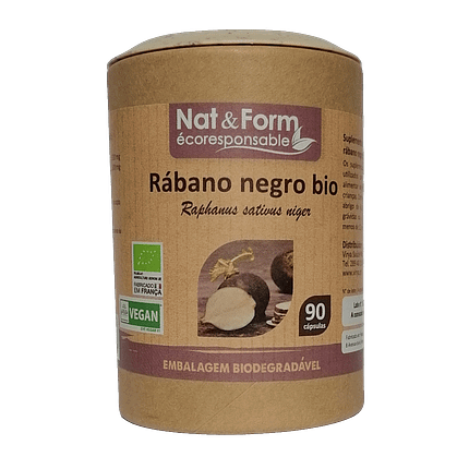 Rábano Negro Bio Eco, suplemento alimentar vegan