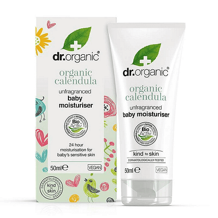 Creme Hidratante para Bebé Calêndula, com ingredientes biológicos, cosmética vegan