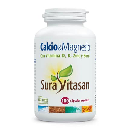 Cálcio&Magnésio Suplemento Alimentar Suravitasan Manutenção Ossos e Dentes