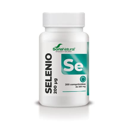 Selénio Comprimidos Libertação Prolongada Soria Natural Vitaminas Suplemento Sistema Imunitário