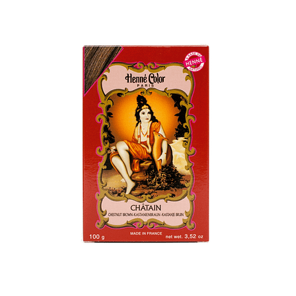 Henné Color Châtain, coloração em pó