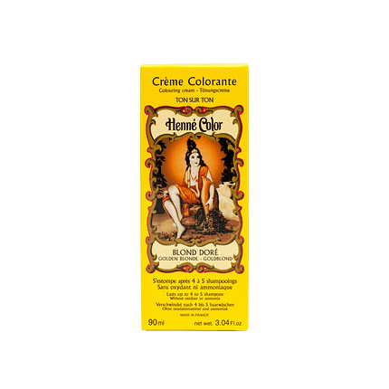 Henné Color Crème Colorante Blond Doré, creme colorante
