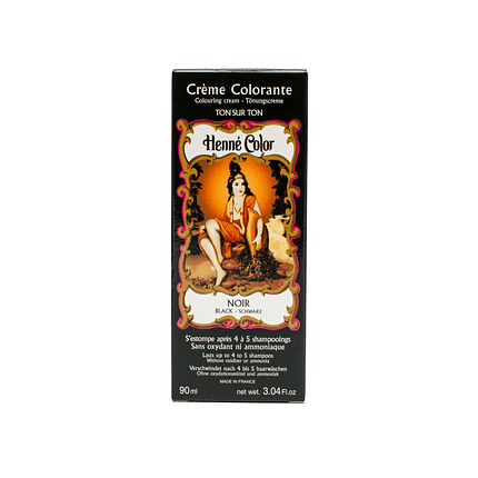 Henné Color Crème Colorante Noir, creme colorante
