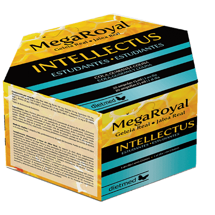 MegaRoyal Intellectus, suplemento alimentar sem glúten