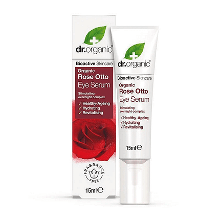 Sérum Olhos Rosa Damascena, com ingredientes biológicos