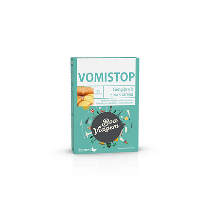 Vomistop, suplemento alimentar sem glúten