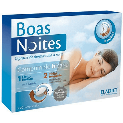Boas Noites, suplemento alimentar sem açúcar, sem glúten, sem lactose