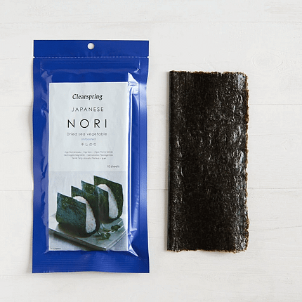 Alga Marinha Nori, alga japonesa seca, pronta a usar