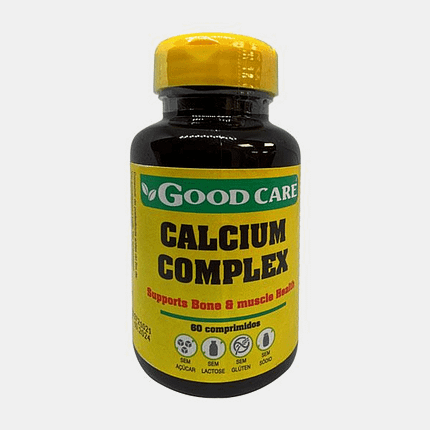 Calcium Complex, suplemento alimentar sem açúcar, sem glúten e sem lactose