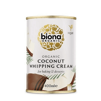 Creme de Coco para bater, com ingredientes biológicos