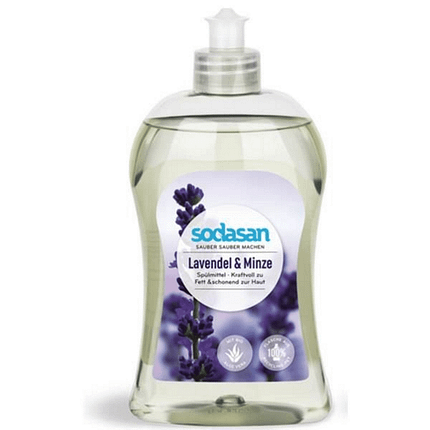 Detergente Líquido para a Loiça Alfazema e Menta com ingredientes biológicos