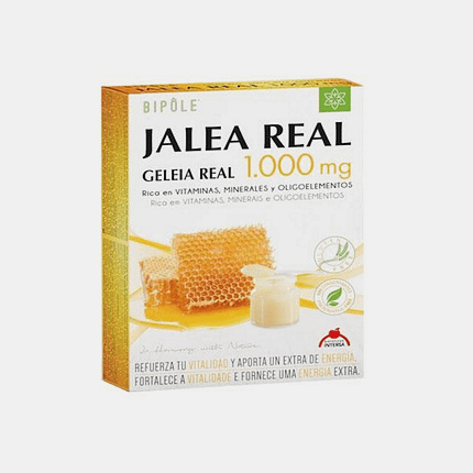 Geleia Real 1.000 mg, suplemento alimentar sem glúten