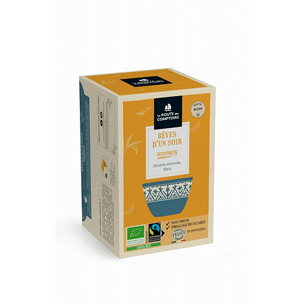 Infusão Rooibos Rêve D'Un Soir, com ingredientes biológicos