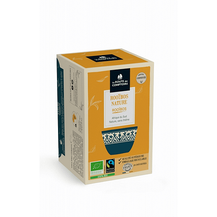 Infusão Rooibos Nature, com ingredientes de origem biológica