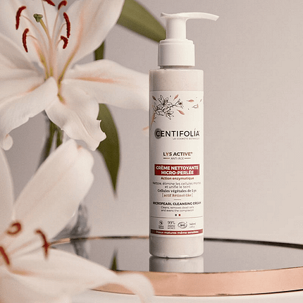 Lys Active Creme de Limpeza Micro Pérolas Anti-Idade, com ingredientes biológicos