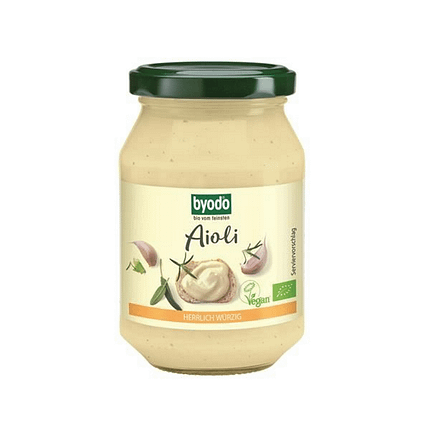 Molho Aioli, com ingredientes biológicos, para vegans