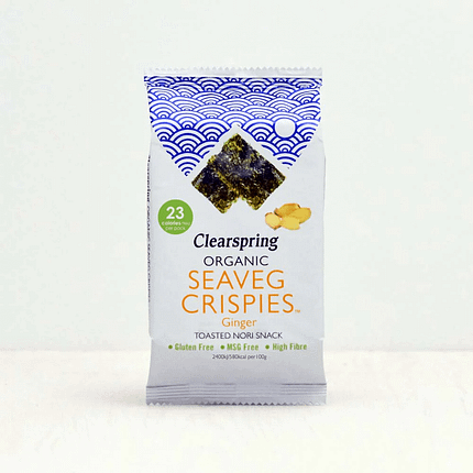 Alga Nori Tostada com Gengibre, sem glúten