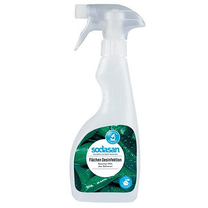 Spray para Desinfeção de Superfícies com ingredientes biológicos