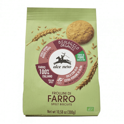 Bolachas de Espelta com ingredientes de origem biológica