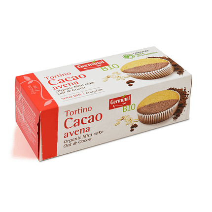 Bolo de Aveia com Cacau, com ingredientes de origem biológica