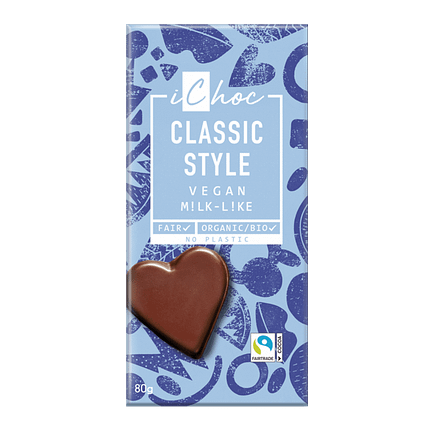 Chocolate de Leite, com ingredientes biológicos, para vegans