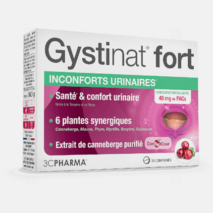 Gystinat Fort, suplemento alimentar para saúde e conforto urinário