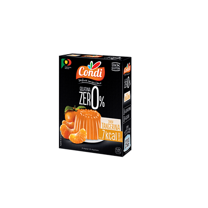 Gelatina Zero sabor a Tangerina, sem glúten