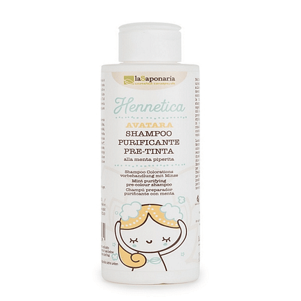 Champô Purificante Pré-Coloração, com ingredientes de agricultura biológica, adequado para vegans