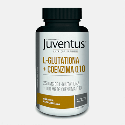 L-Glutationa + Coenzima Q10, suplemento alimentar para proteção antioxidante e cardiovascular
