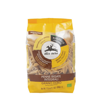 Penne de Trigo Duro Integral de agricultura biológica