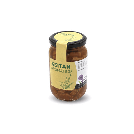 Seitan Aromático com ingredientes biológicos