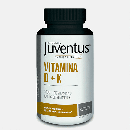 Vitamina D + K, suplemento alimentar para os ossos