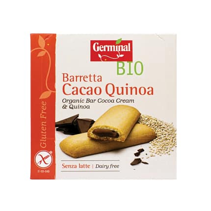 Barrita de Quinoa com Recheio de Cacau Alimentação Germinal