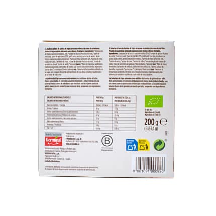 Biscoitos de Trigo Sarraceno com Mirtilo Germinal Alimentação