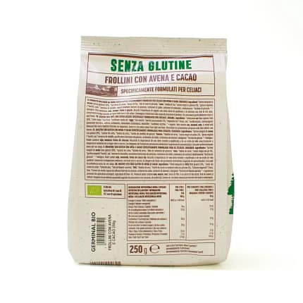 Bolachas de Aveia e Cacau Alimentação Germinal