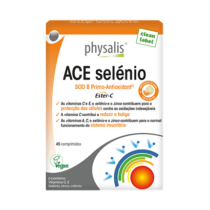 ACE Selénio, suplemento alimentar vegan