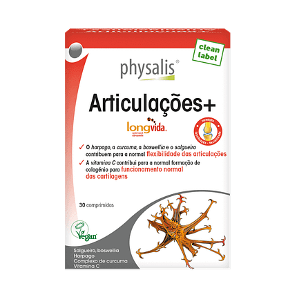 Articulações +, suplemento alimentar vegan