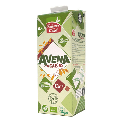 Bebida de Aveia de origem biológica