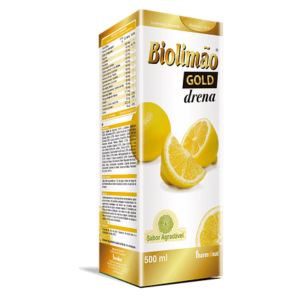 Biolimão Gold Drena, drenante com sabor agradável