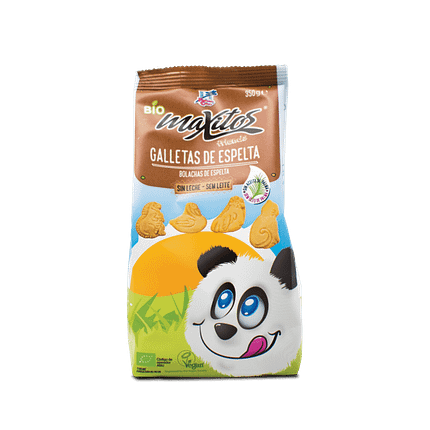 Bolachas de Espelta de agricultura biológica, adequado a vegetarianos e vegans