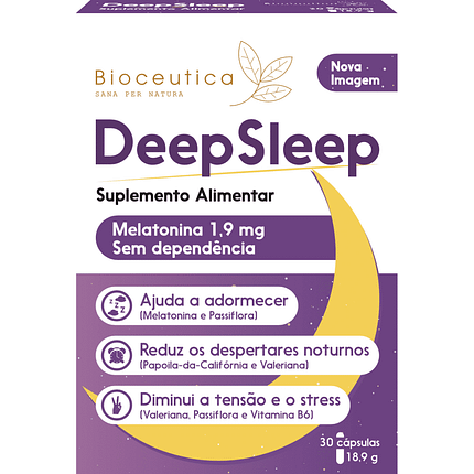 DeepSleep Melatonina 1.9mg, suplemento alimentar