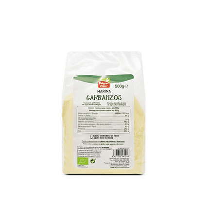 Farinha de Grão de Bico proveniente de agricultura biológica