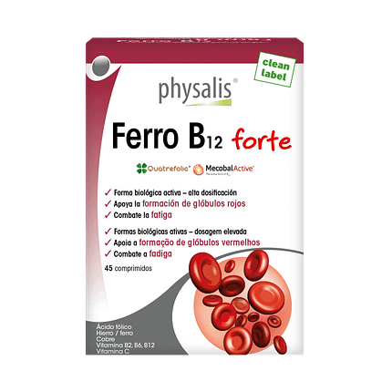 Ferro B12 Forte, suplemento alimentar